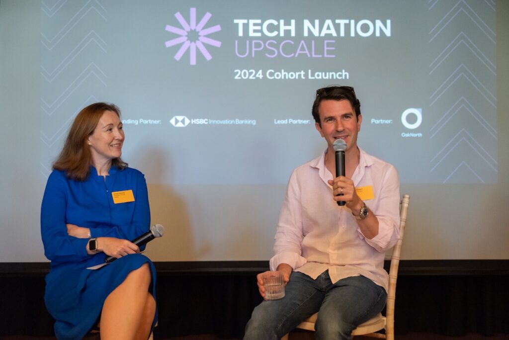 Carolyn Dawson (Founders Forum Group) and Aron Gelbard (Bloom and Wild)
