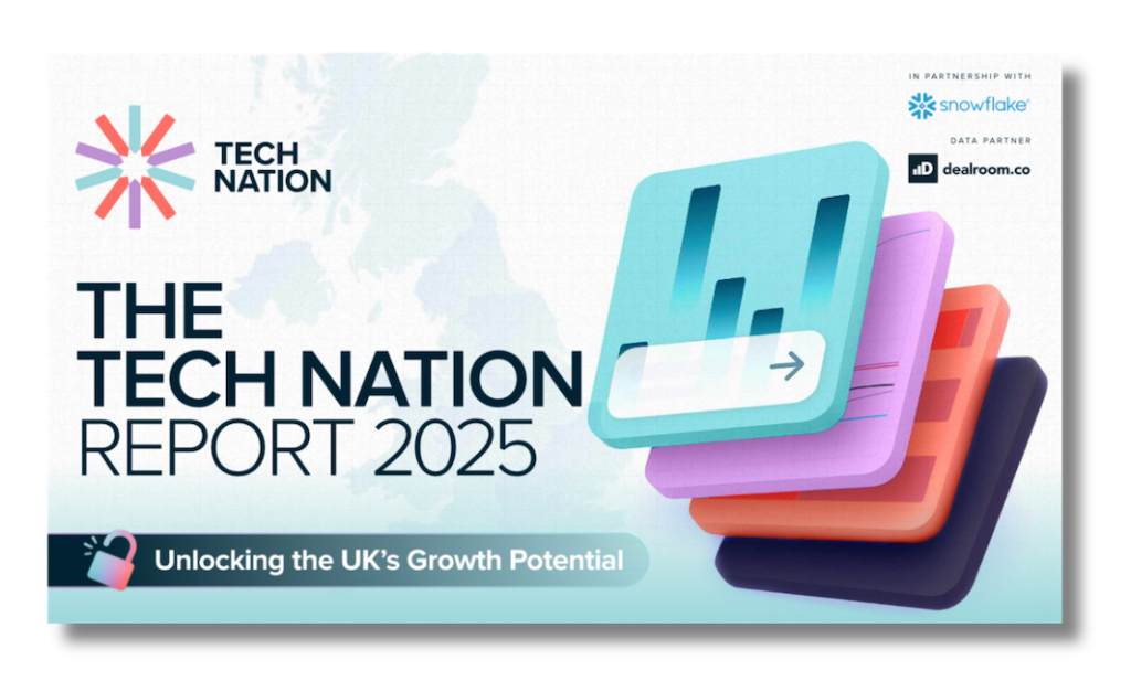 The Tech Nation Report 2025 cover graphic